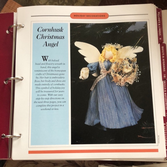 🌼Vintage🌼Two Full Binders of Crafting from Family Circle Weekend Craft Club🌺 - Picture 4 of 12